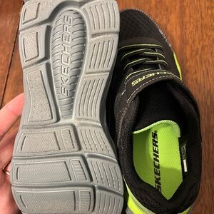 Boys size 2 Skechers. Brand new only work once on gym floor.